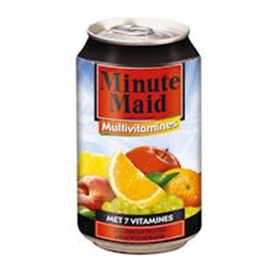 Minute Maid multi vitamines en canette 24 x 33 cl