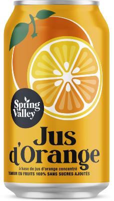 Spring Valley jus d'orange bte 24 x 33 cl