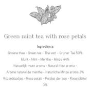 Lili's Tea Menthe au feuilles de Roses boîte de 16 pièces