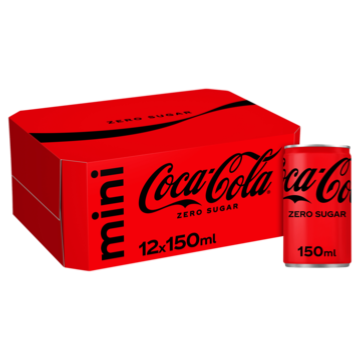 Coca-Cola Zero en canette 24 x 15 cl