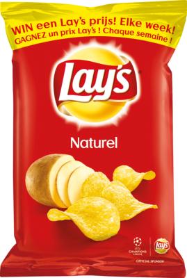 Lay's chips gezouten Naturel 20x45 gr