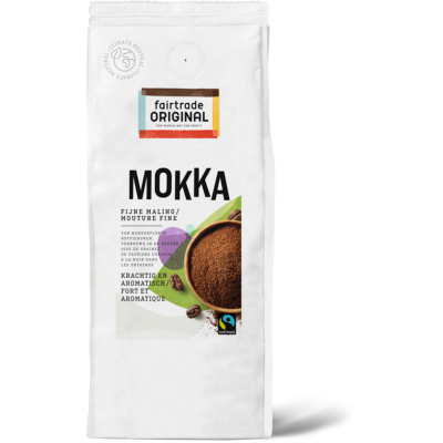 FTO Fairtrade café moulu Moka mouture fine 12 x 250 gr