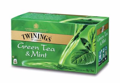 Twinings thé vert et menthe 25 pcs