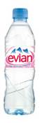 Evian eau plate 30 x 0.5 L