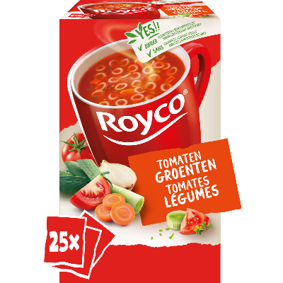 Royco tomates/légumes 25 pcs