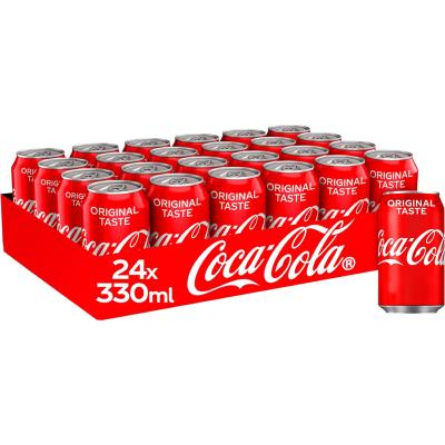 Coca-Cola en canette sleek 24 x 33 cl