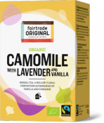 FTO thee Kamille + lavendel & vanille Fairtrade 20x1.75gr BE-BIO-01