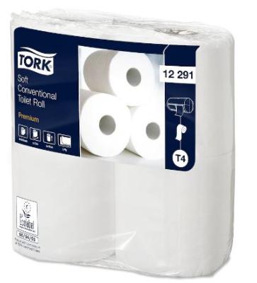 Tork Soft Conventional Toilet Roll 12x4r (12291)